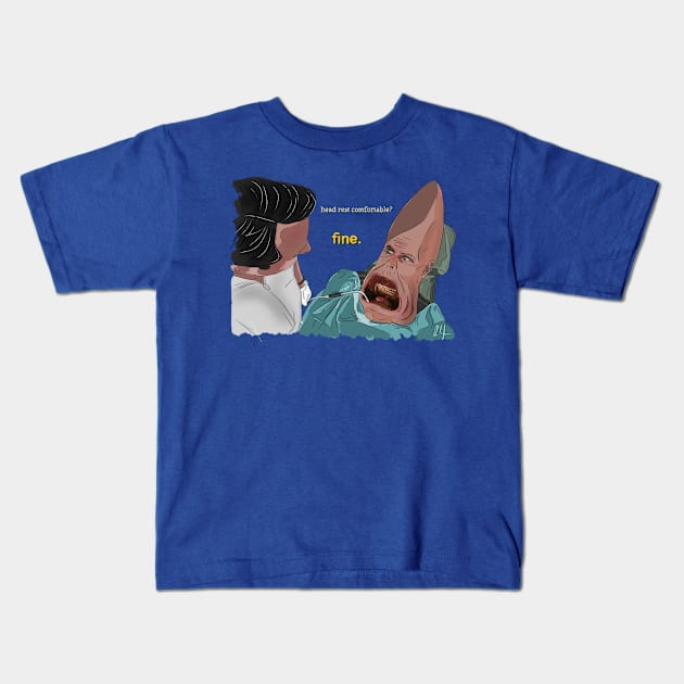 Coneheads: Dentist Appointment Kids T-Shirt by 51Deesigns